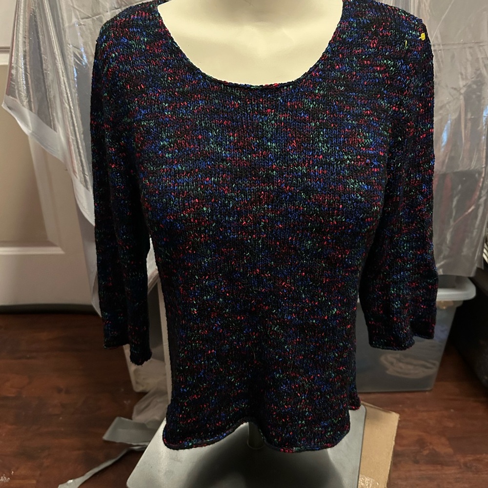 Evan Picone Women's Multicolor Knit Sweater